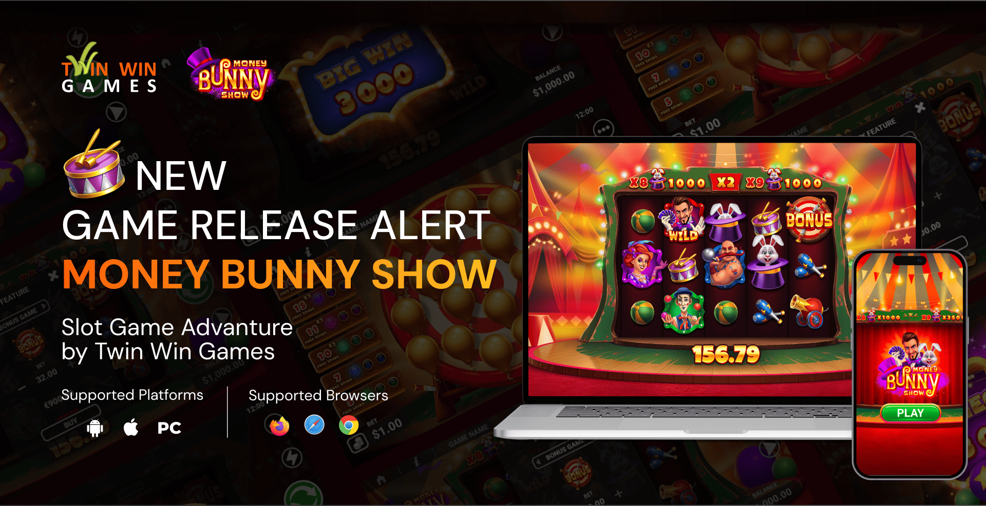 Money Bunny Show Slots Game Development