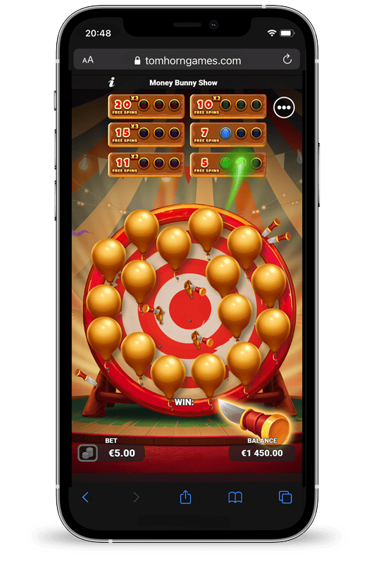 Wheel Bonus Game Money Bunny Show