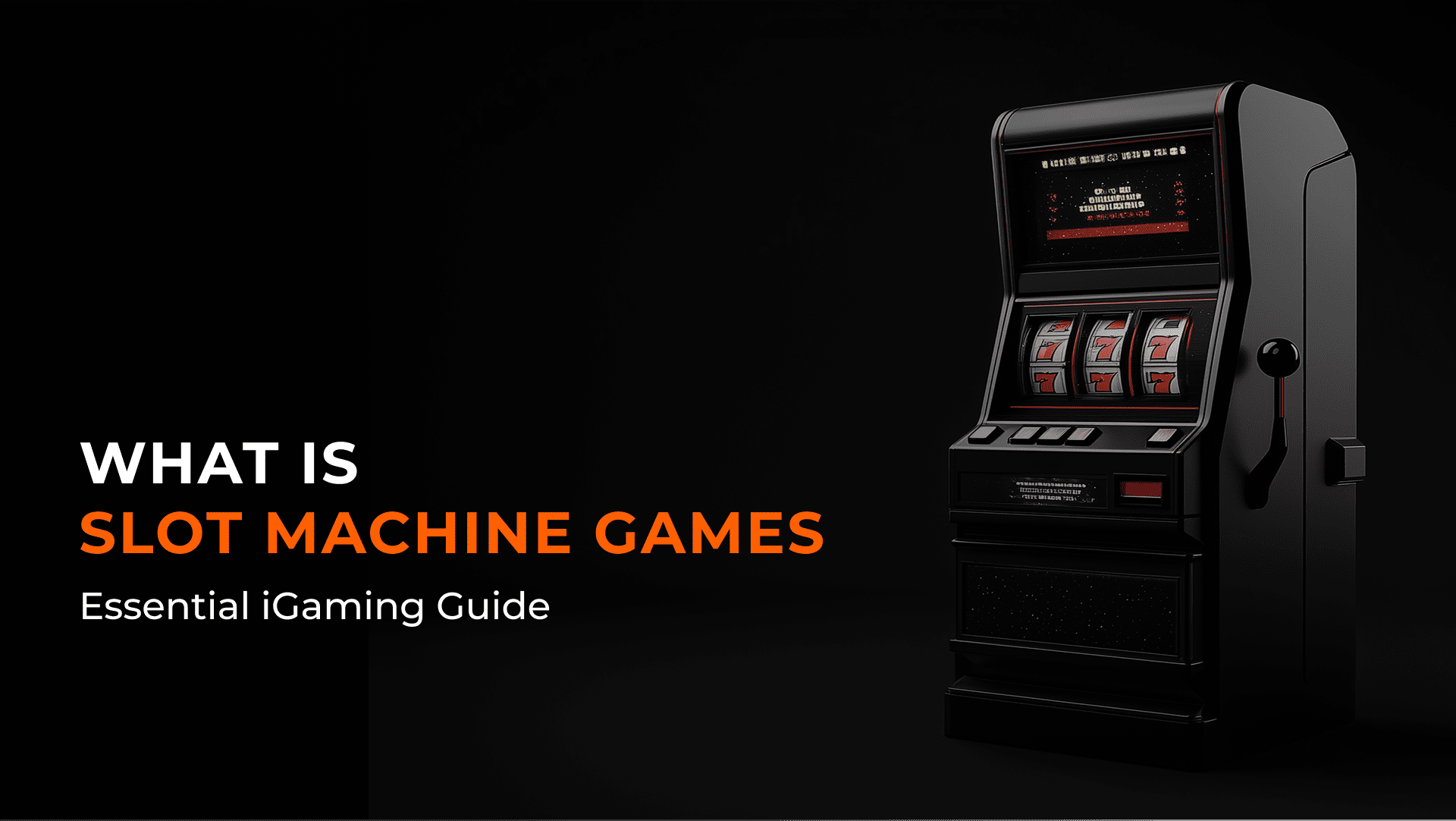 what is a slot machine