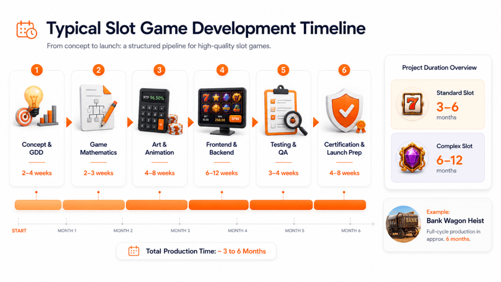Typical Timeline for Slot Game Development