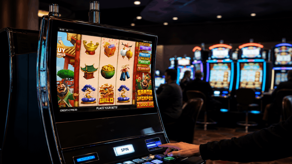 Example of Traditional (Land-Based) Slots Game
