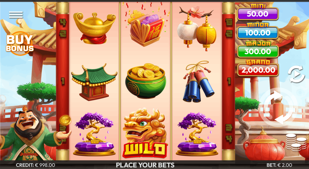 Modern Slot game example