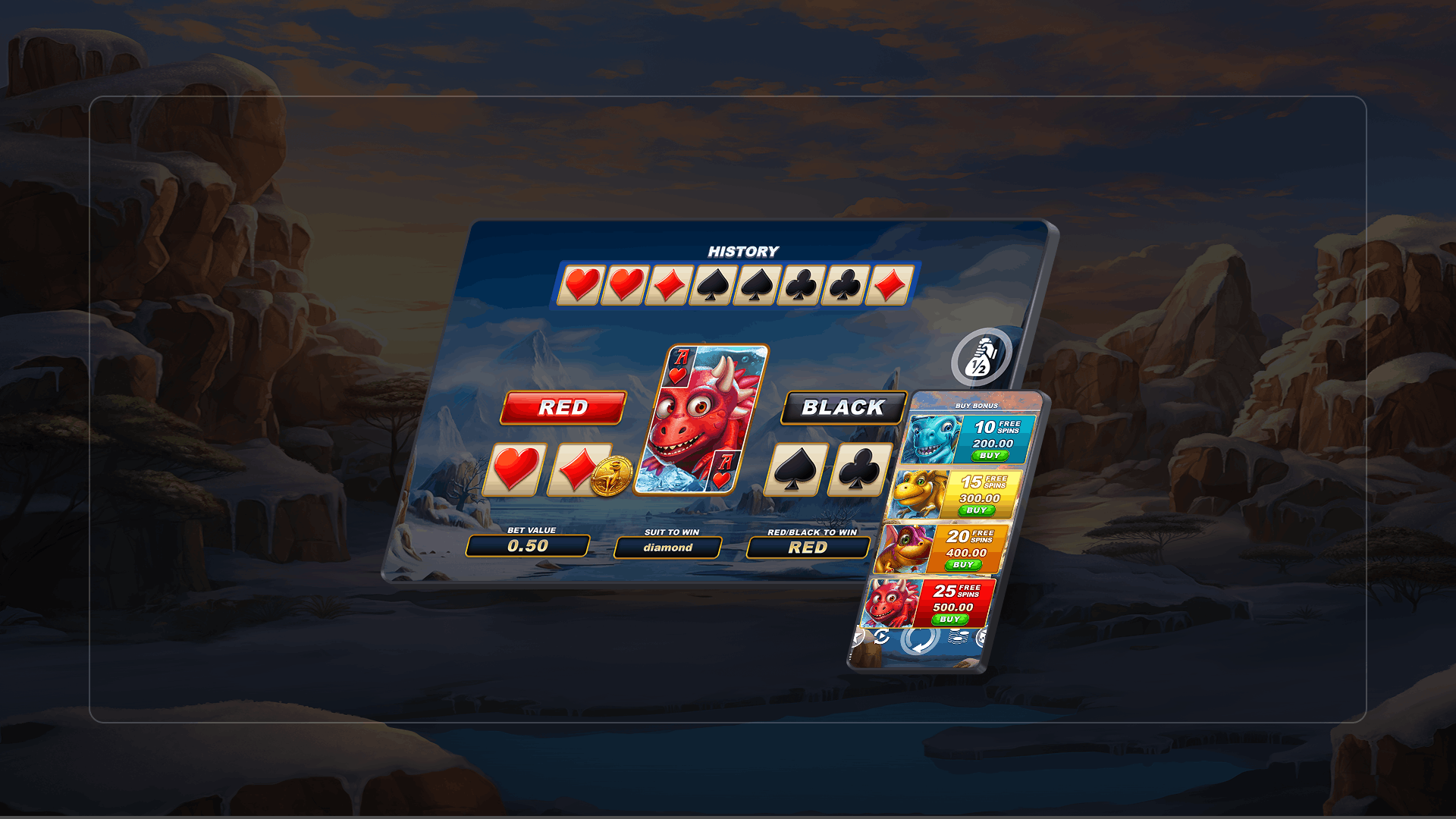 Prehistoric-Themed Slot Game Art & Animation