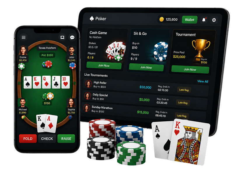 poker game development company