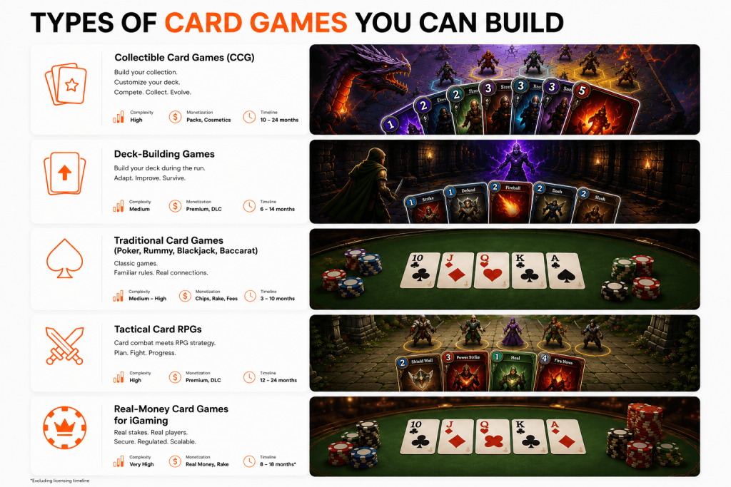 Types of Card Games You Can Build