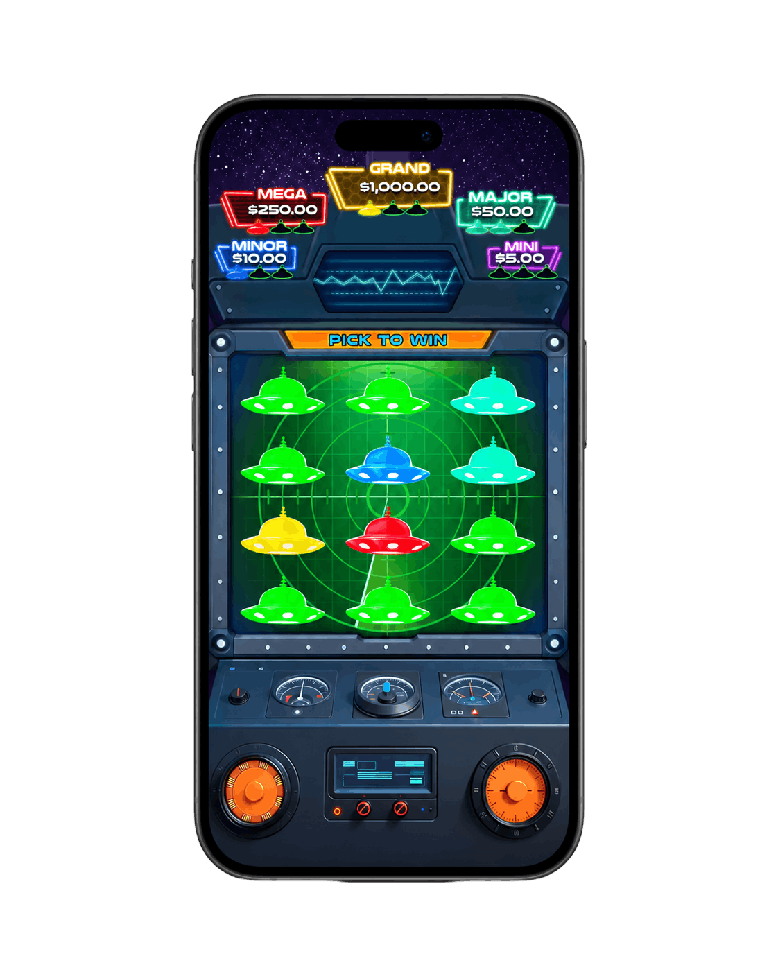 UFO Collectors slot game feature
