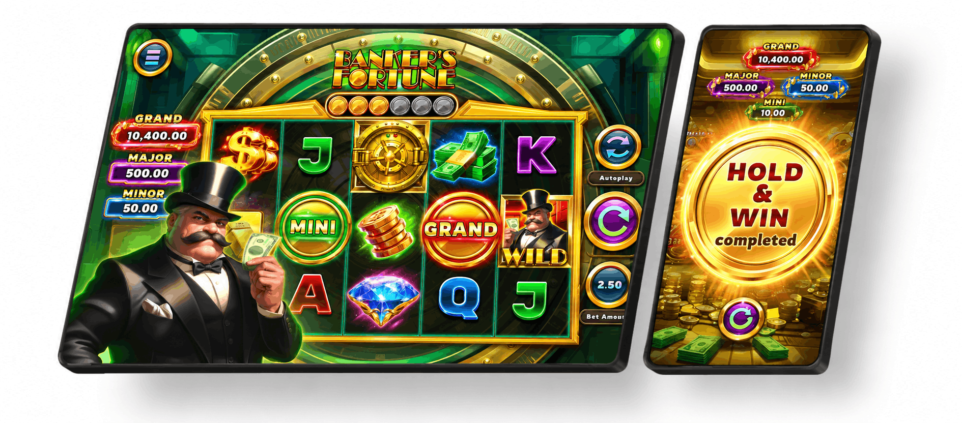 Banker Theme Slot Game
