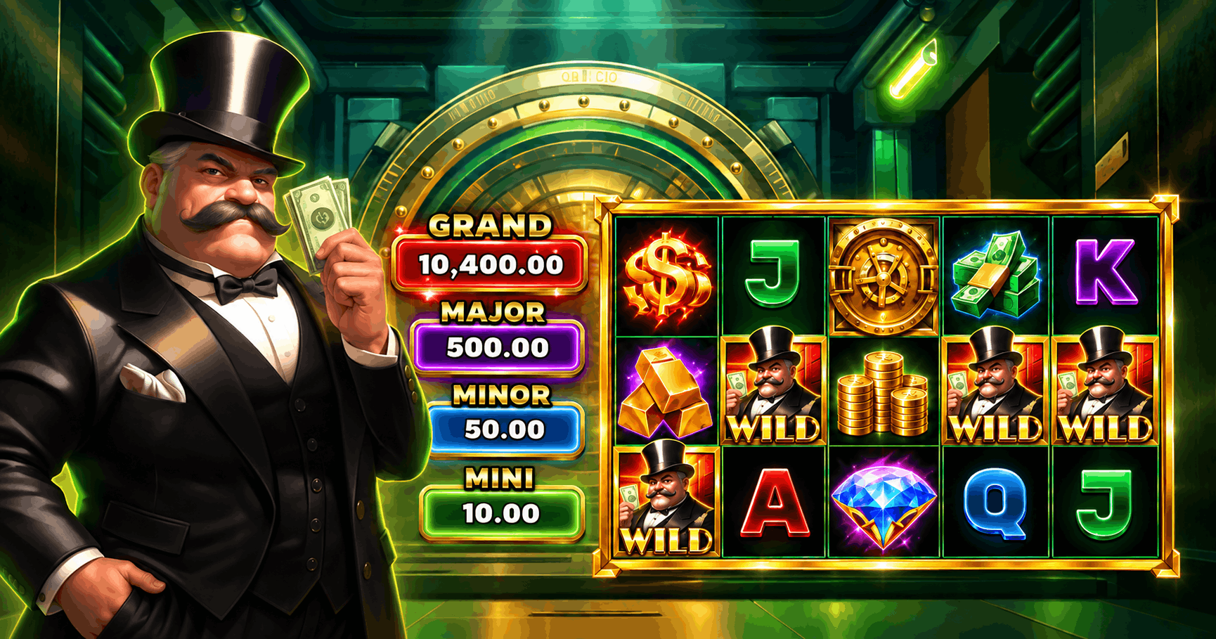 Banker-Themed Slot Game Development Case Study by Twin Win Games